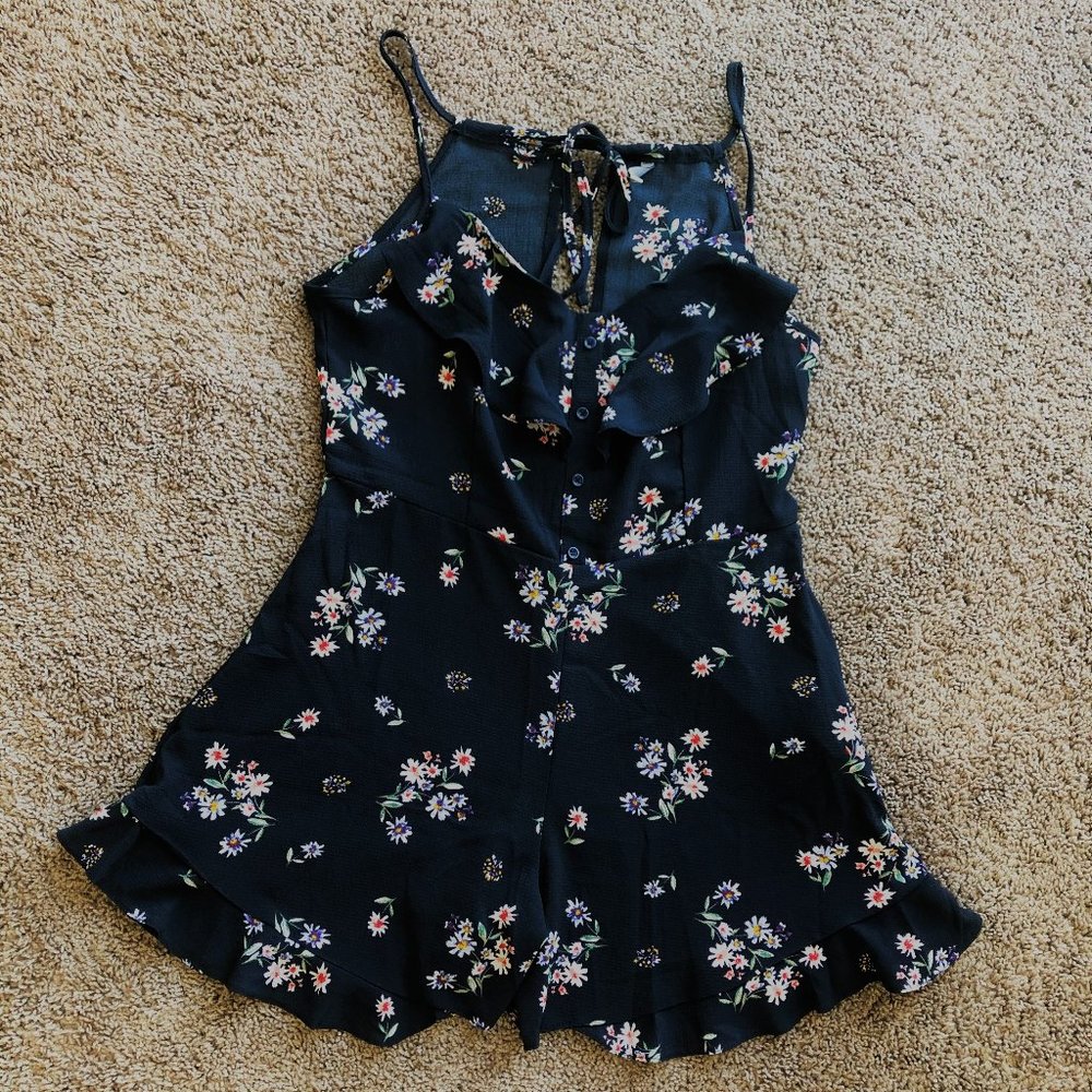 Flirty floral jumpsuit